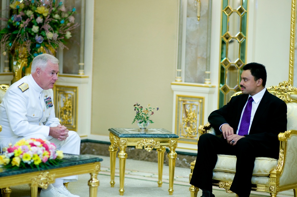Meeting with the crown prince of Brunei