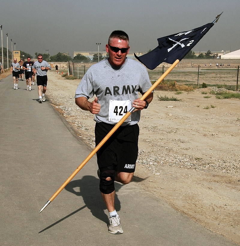 National Guardsmen in Afghanistan Celebrate Fourth by Re-Enlisting
