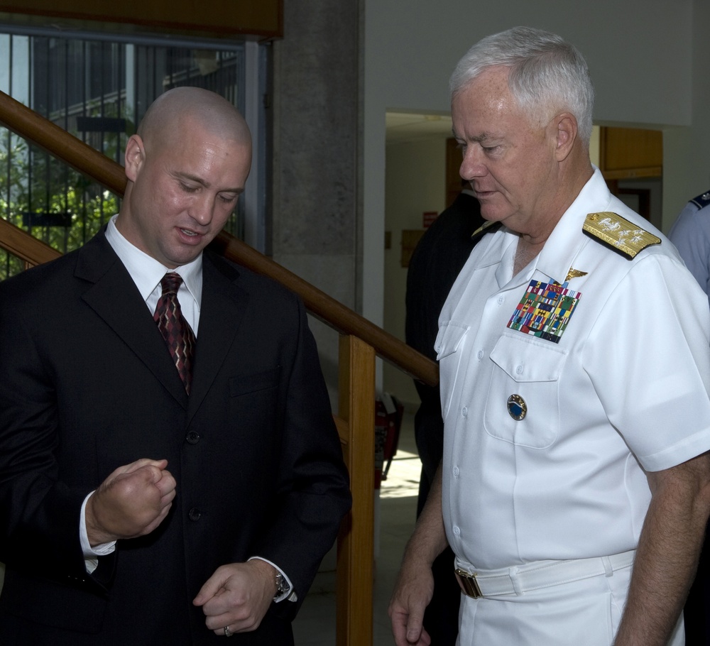 A Soldiers visit to the U.S. Embassy