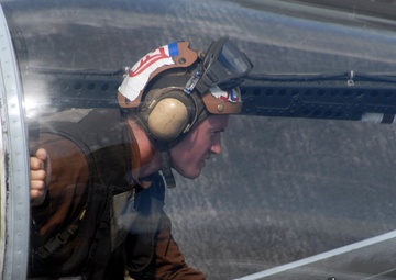 Cleaning the F/A-18A Hornet