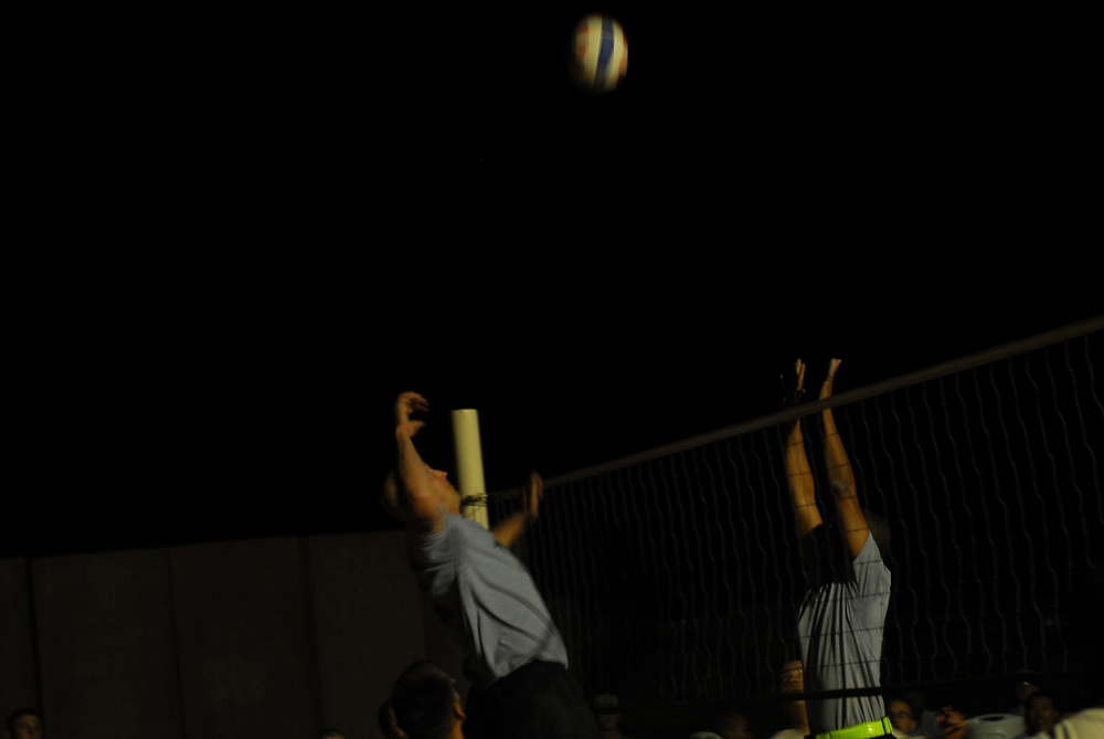 Engineers Battle for Best in Volleyball