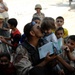 Iraqi Soldiers Pass Out Meals