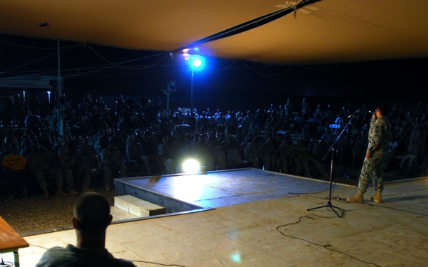 Aviation Brigade holds Talent Show on Striker