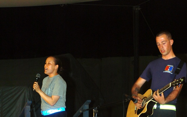 Aviation Brigade holds Talent Show on Striker