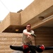 Cowboy/Soldier hones roping skills while on deployment in Baghdad