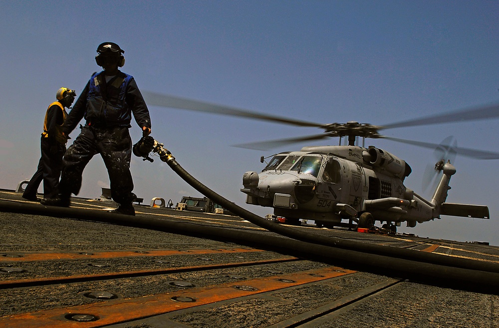 Ships Prepare for Naval Service Fire Support Exercise