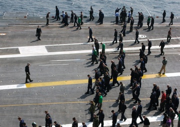 USS Kitty Hawk conducts carrier qualifications