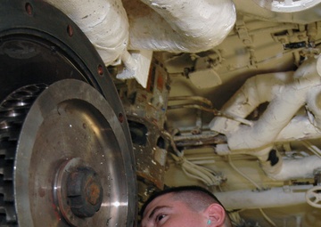 Sailor maintains USS Kitty Hawk