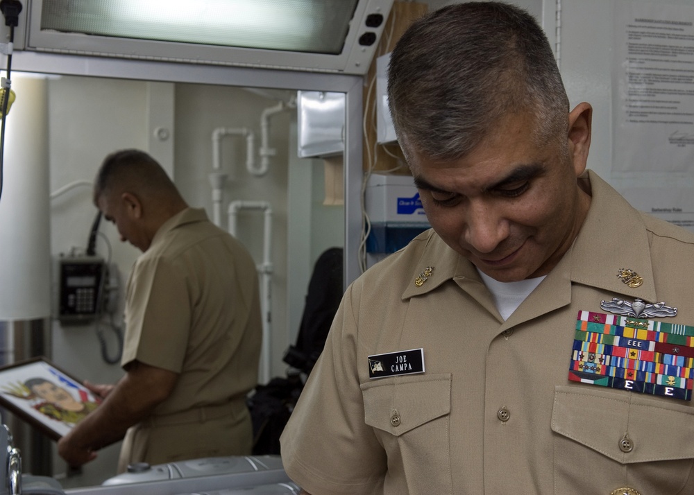 Master Chief Petty Officer of the Navy visit