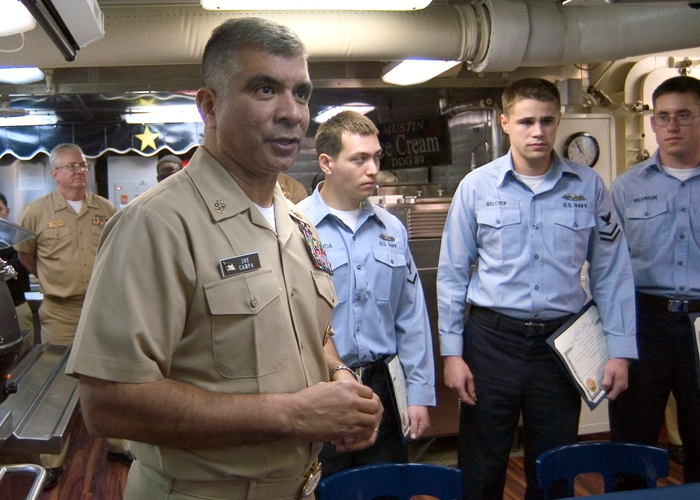 Master Chief Petty Officer of the Navy Visit