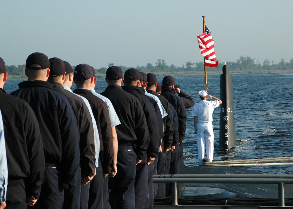 Pre-commissioning Unit North Carolina Morning Colors