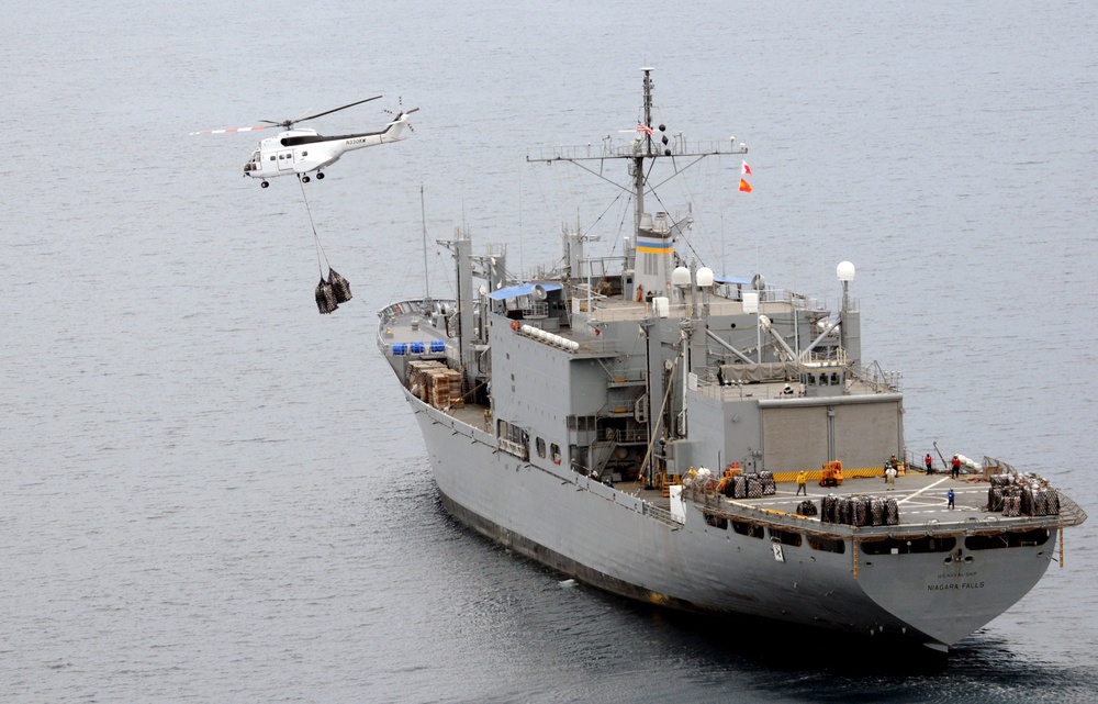 Delivering Supplies for Relief Efforts for Typhoon Fengshen