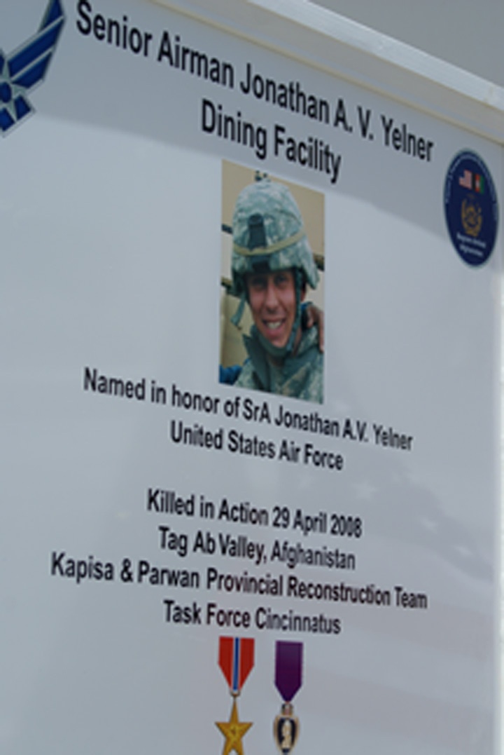 Bagram dedicates DFAC to fallen Airman