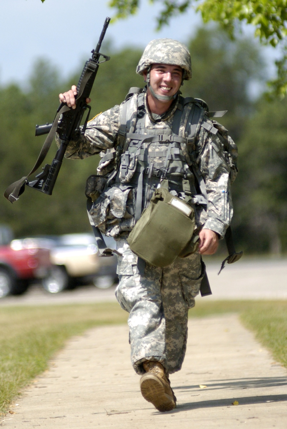 Soldiers completes Urban Warfighter Orienteering Course