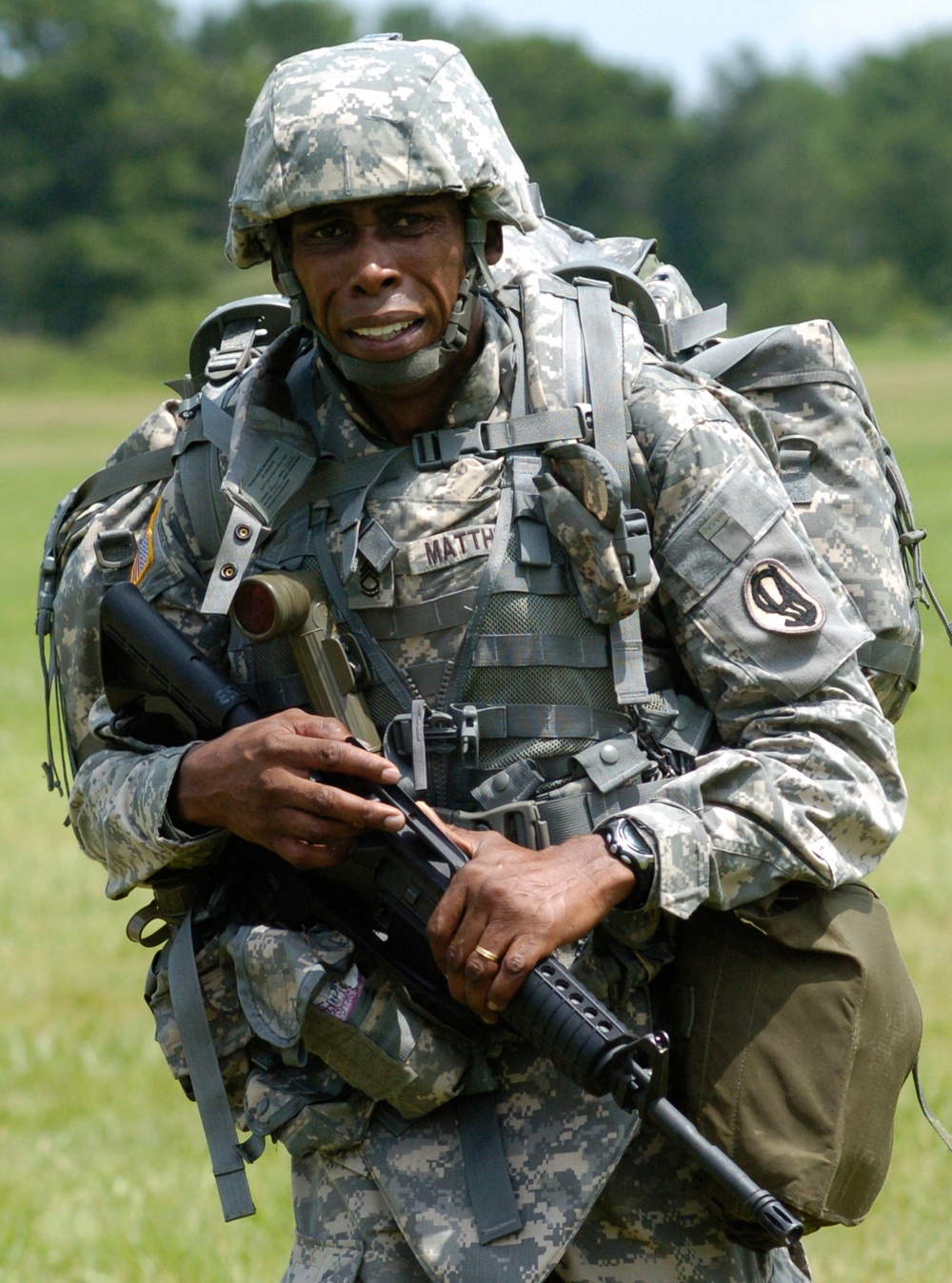 Soldiers completes Urban Warfighter Orienteering Course