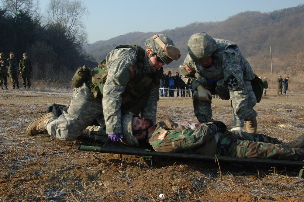 Joint Casualty Evacuation Exercise During Foal Eagle 2008