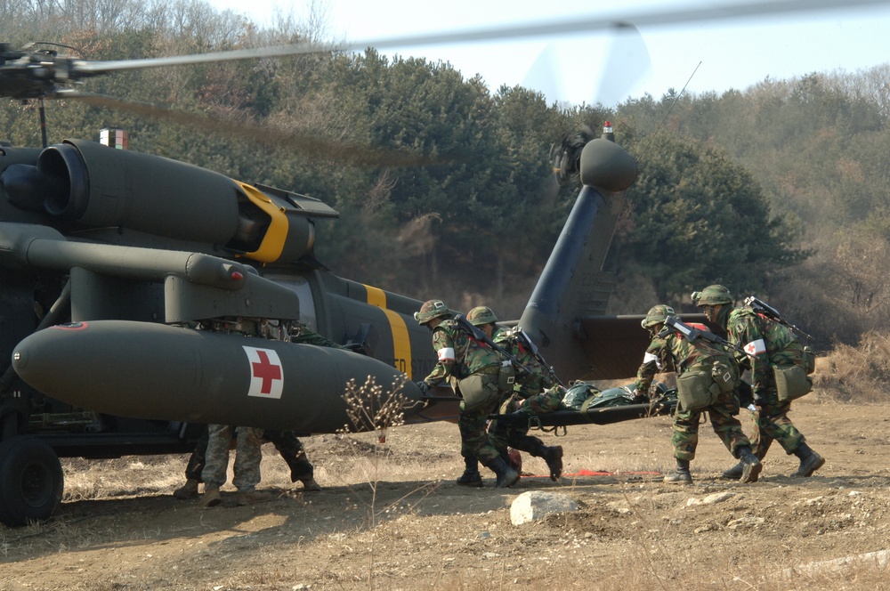 Joint Casualty Evacuation Exercise During Foal Eagle 2008