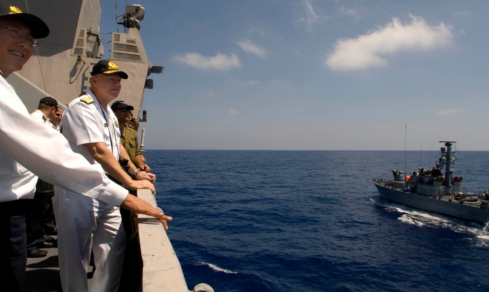 CNO visits Haifa Naval Base