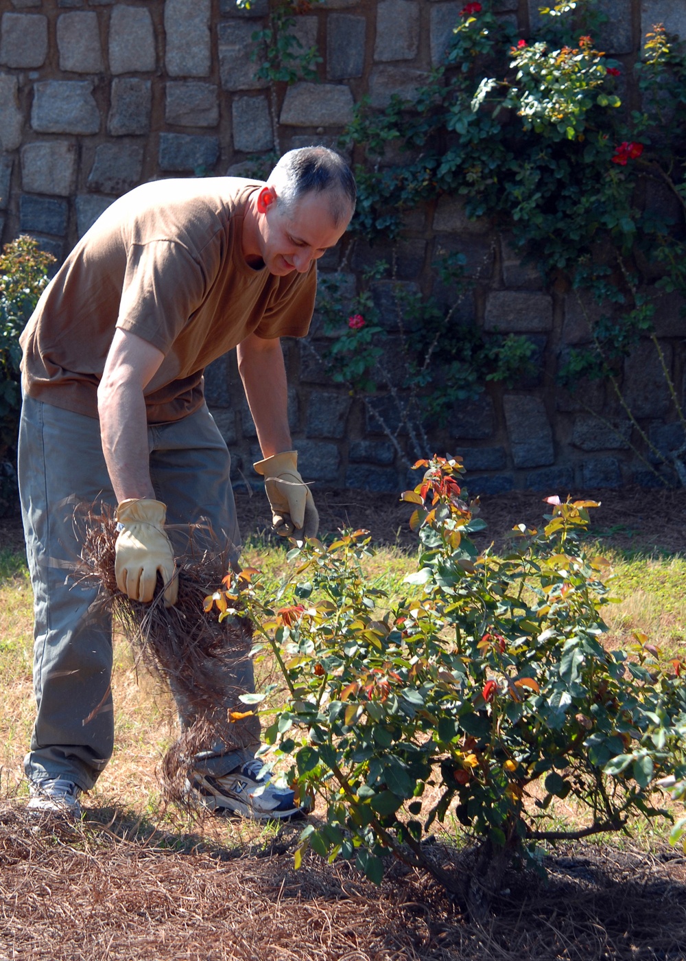 Sailor Volunteers at the Norfolk Botanical Garden