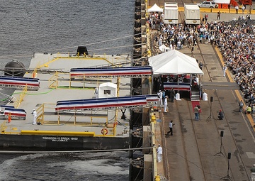 USS North Carolina commissioning ceremony
