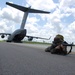 Clearing the airfield at Camp Shelby