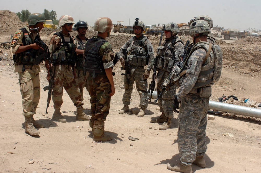 Hard Rock, IA patrols the streets of Hurriyah daily