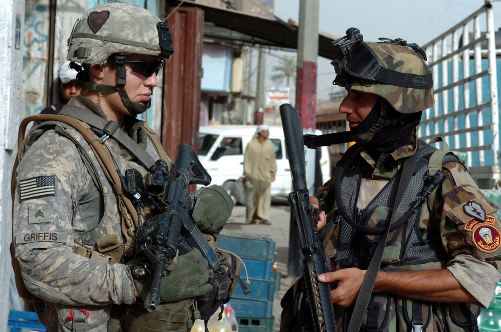 Hard Rock, IA patrols the streets of Hurriyah daily