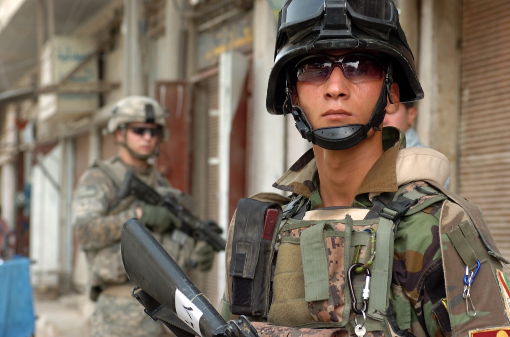 Hard Rock, IA patrols the streets of Hurriyah daily