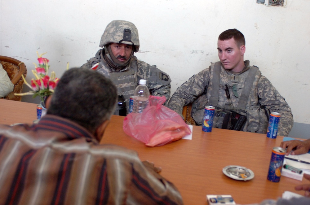 Top Guns patrol Iraqi Family Village, attend council meetings weekly