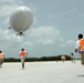 Racing toward a skyship 600 blimp