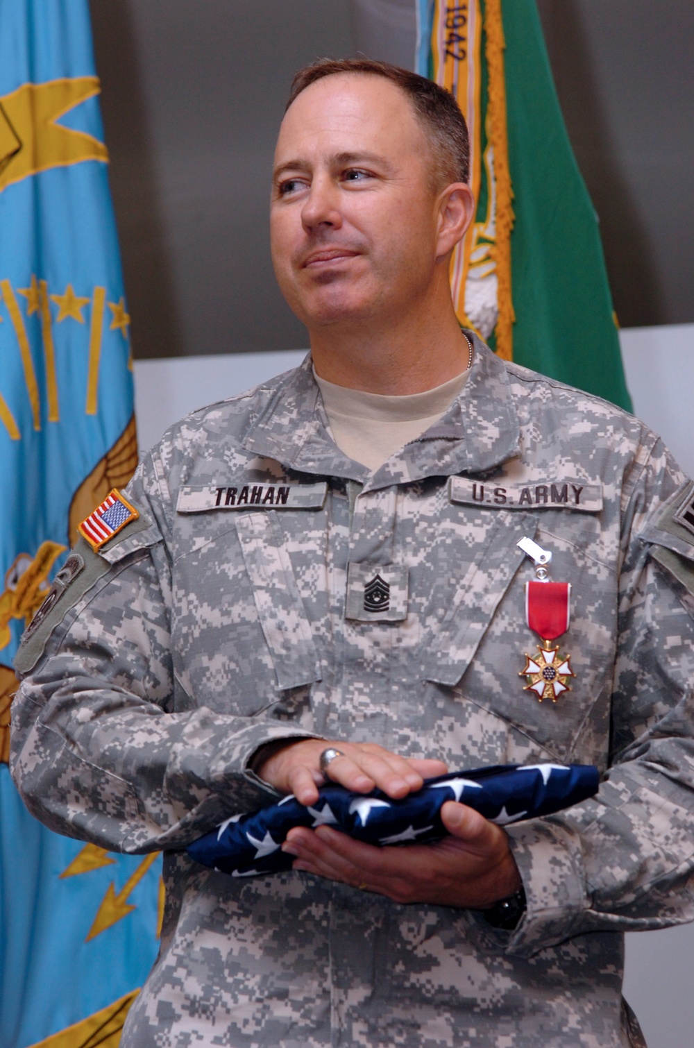 Sgt. Maj. Trahan Retirement