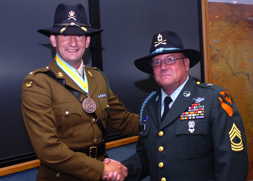 British officer awarded Order of Saint Maurice for contributions to infantry