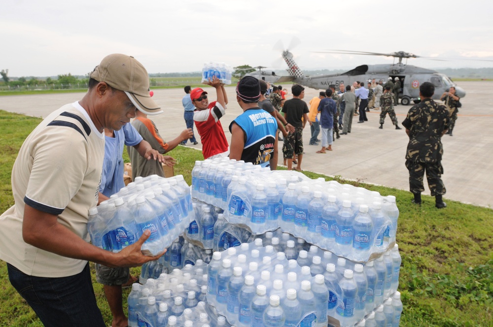 Disaster relief in the wake of Typhoon Fengshen