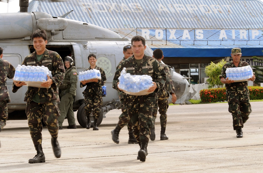 Disaster relief in the wake of Typhoon Fengshen