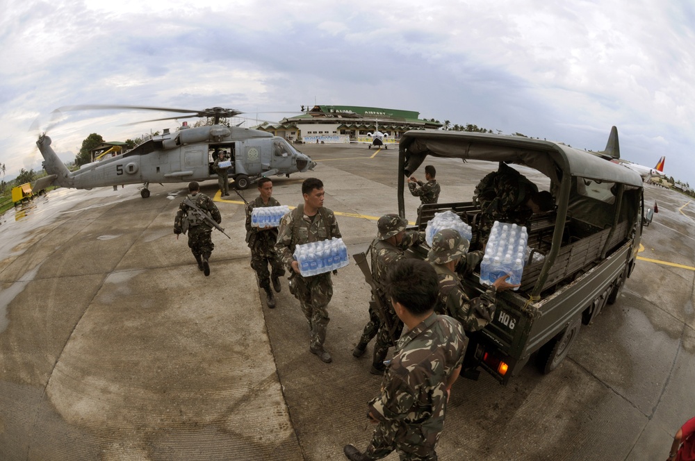 Disaster relief in the wake of Typhoon Fengshen