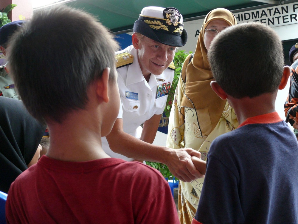 Visiting children at school