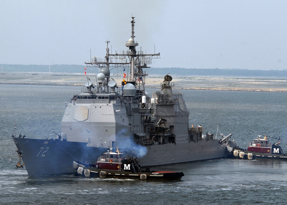 Departing Naval Station Norfolk