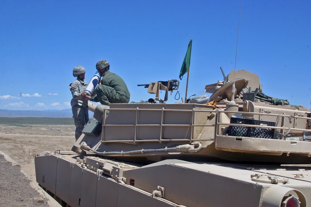 Cavalry scout, tanker training a blast