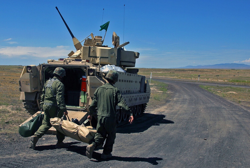 Cav. scout, tanker training a blast