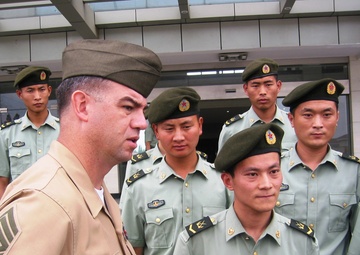 Enlisted Delegation Visits Chinese Counterparts