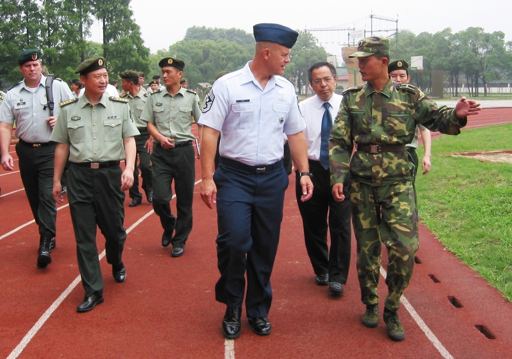 Enlisted Delegation Visits Chinese Counterparts