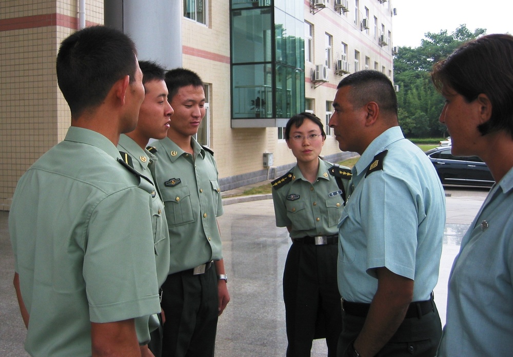 Enlisted Delegation Visits Chinese Counterparts