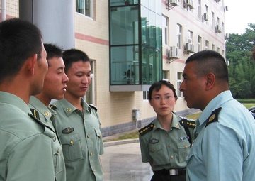 Enlisted Delegation Visits Chinese Counterparts