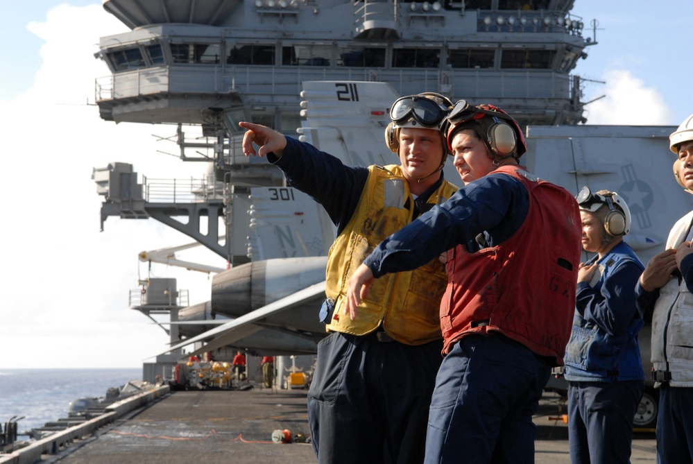 Operations aboard USS Ronald Reagan