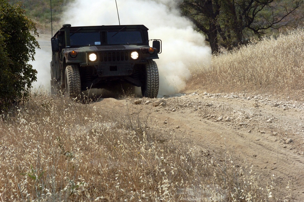 Off-road at Fort Hunter Liggett