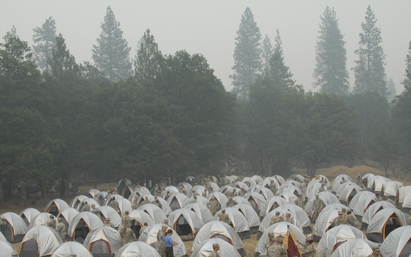 National Guard fights California Wildfires