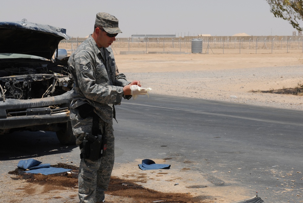 Air Force security forces ride along