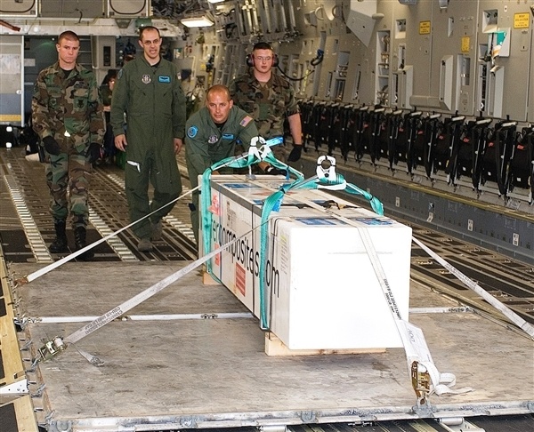 Giant Squids Land at Dover Air Force Base