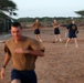 At work and play during well drilling in Kenya