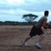 At work and play during well drilling in Kenya